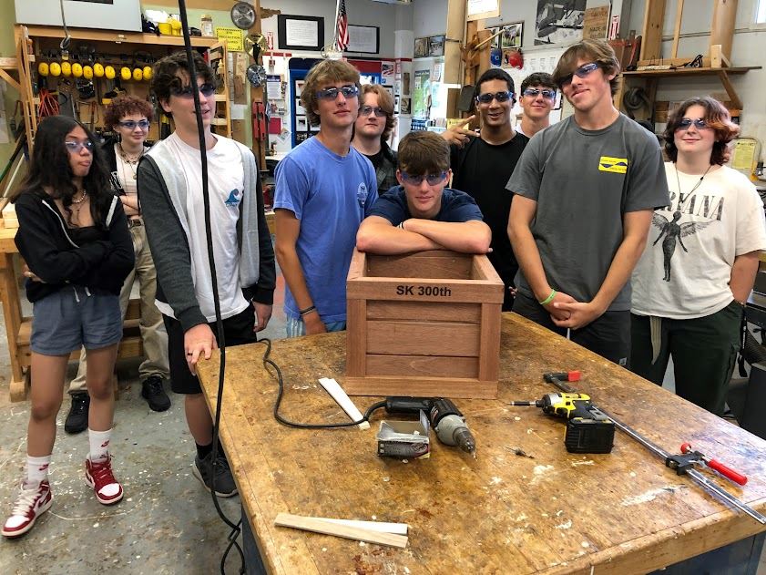 Class with Planter Box