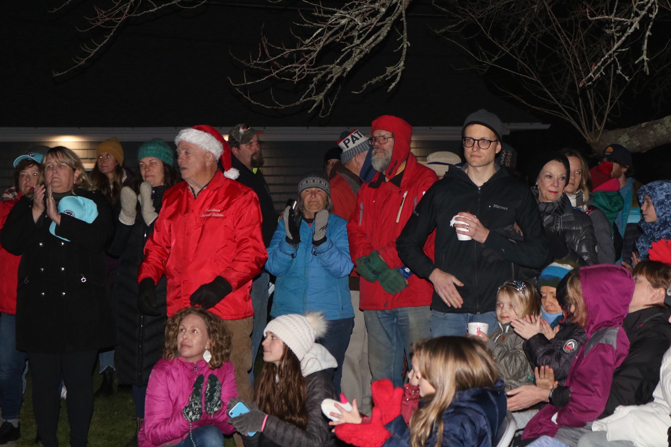Tree Lighting crowd