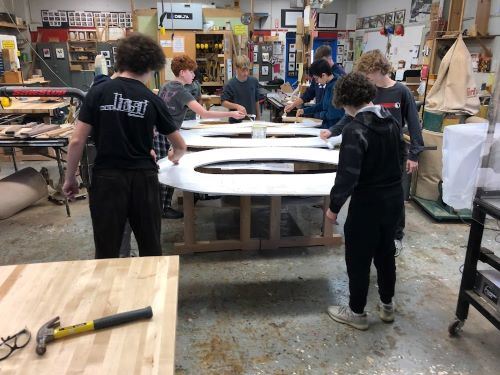 Building of the SK300 Sign