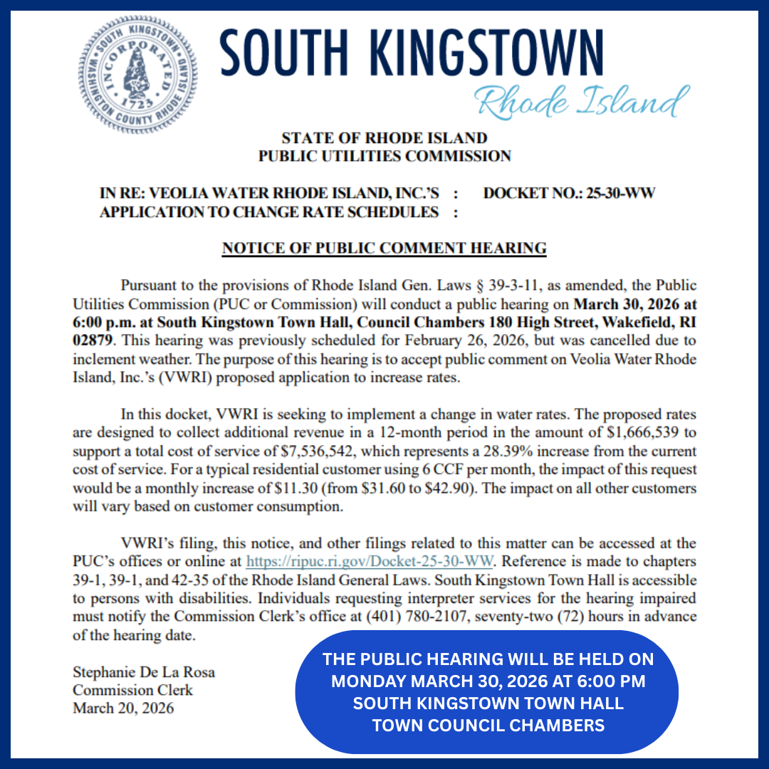 Veolia Water PUC hearing