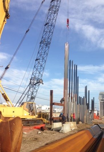 AlternatMatunuck Beach Road sheet pile wall installation projecte text
